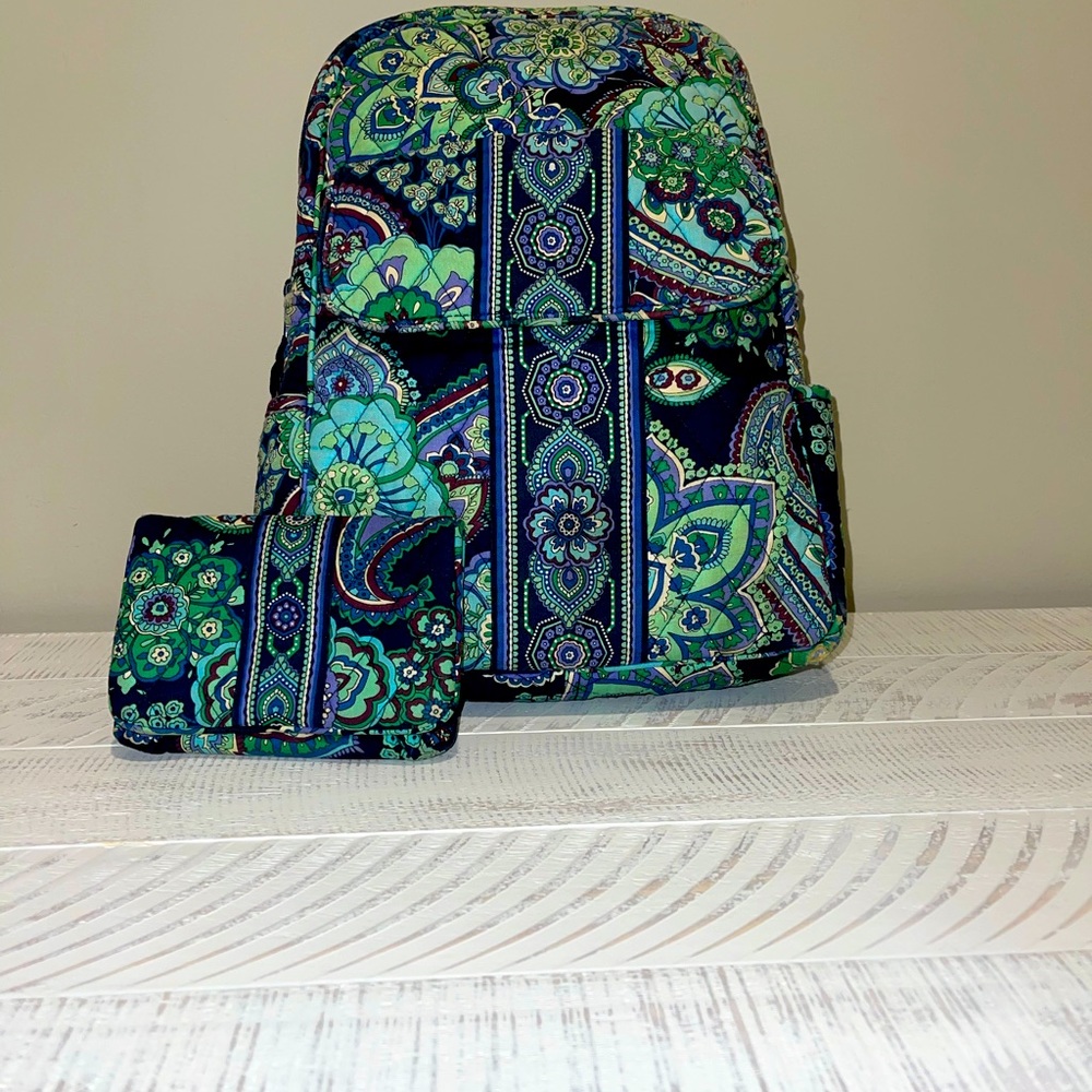 Vera Bradley purse backpack with wallet